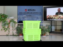 Δίκτυο Νέσταμπλ Κρεβάτι στροφή πλαστικό κουτί μανιταριών στοιβάσιμα κουτιά μετακίνησης