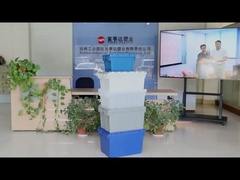 Στερεά μη αναλώσιμα κιβώτια χονδρικής βιομηχανικής αποθήκευσης κινούμενα κιβώτια