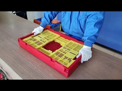 48 λίτρα Κρεβάτια αποθήκευσης Τότ πλαστικών Κουτιών μεταφοράς που συσσωρεύονται