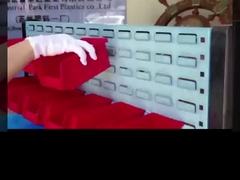 Αποθήκη κρεμασμένη στοίβα και φωλιά πλαστικών εξαρτημάτων δοχεία πλαστικών δοχεία φρούτων 225mm