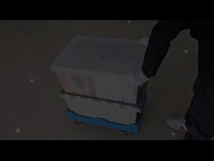 Πλαστικό Dolly Ελαφρύ σχεδιασμό Ενημερωμένο κάλυμμα Nestable Κρεβάκι πλαστική πλατφόρμα dolly