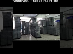 Μεγάλα αναδιπλώσιμα πλαστικά κουτιά παλέτας για αποθήκη και χρήση υλικοτεχνίας