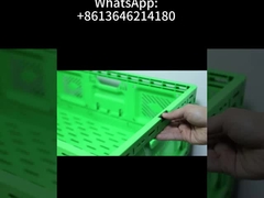 Πλαστικό κιβώτιο αναδιπλούμενο για φρούτα και λαχανικά, αναδιπλούμενο για αποθήκευση