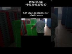 Στοιβαζόμενο Πτυσσόμενο Πλαστικό Κιβώτιο για Σούπερ Μάρκετ, Φάρμα, Αναδιπλούμενο 600*400*220mm