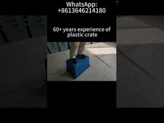 στοιβαζόμενο πλαστικό κιβώτιο αποθήκευσης με ένθετο καπάκι κιβώτιο μεταφοράς