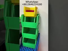 βιομηχανικός κάδος ραφιών αποθήκη κουτί αποθήκευσης πλαστικός κάδος ανταλλακτικών