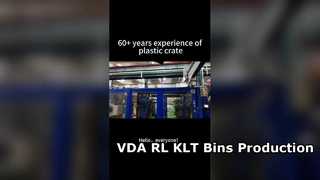 VDA RL-KLT Container Production Automotive Standard Plastic Logistics Bins Κατασκευαστής