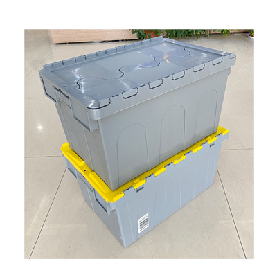 Αγορά Στυλ Solid Box PP Βιομηχανική Αποθήκευση Νεσταβώσιμο Μετακινούμενο Τότ πλαστικό κιβώτιο με καπάκια ηλεκτρονική κατασκευή