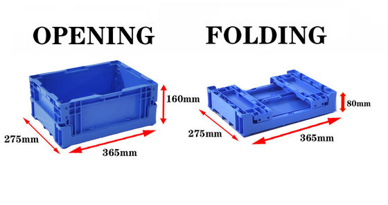 Αγορά Plastic Foldable Crate Stackable Plastic Moving Crates Logistics Transport Warehouse Plastic Container ηλεκτρονική κατασκευή