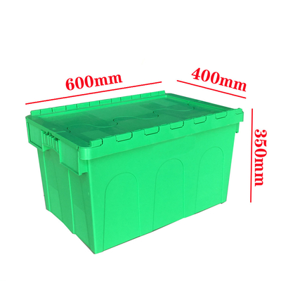 Αγορά 550x370x320mm Πλαστικό κινούμενο κιβώτιο που μπορεί να συσσωρεύεται ηλεκτρονική κατασκευή