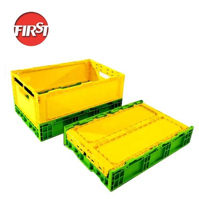 Αγορά Custom Foldable Plastic Crate Heavy Duty Storage Fruit Logistics Crate Reusable Collapsible PP Crate Manufacturer ηλεκτρονική κατασκευή