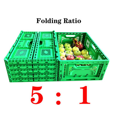 Αγορά Collapsible Plastic Crate Manufacturer Stackable Storage Fruit And Vegetable Crate 600*400 Folding Crate ηλεκτρονική κατασκευή
