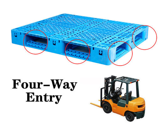Αγορά PP Stackable Warehouse heavy duty plastic pallet Four Way Forklift Entry Sustainability ηλεκτρονική κατασκευή